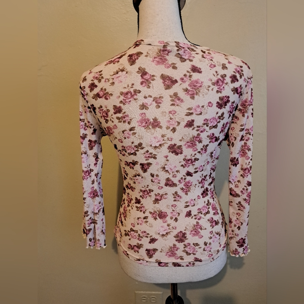 Anxiety Cafe sheer top. - Picture 2 of 6